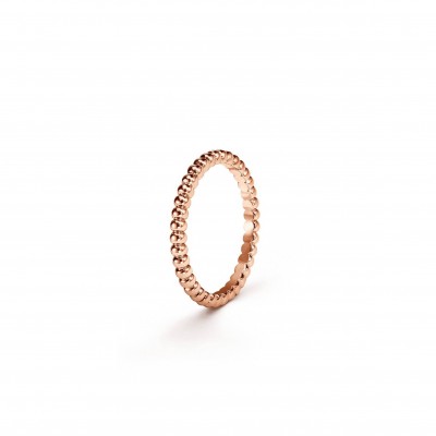 VAN CLEEF ARPELS PERLÉE PEARLS OF GOLD RING, SMALL MODEL - ROSE GOLD  VCARN33000